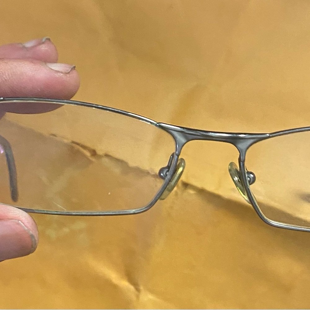 Ray-Ban Black and Gold Eyeglasses